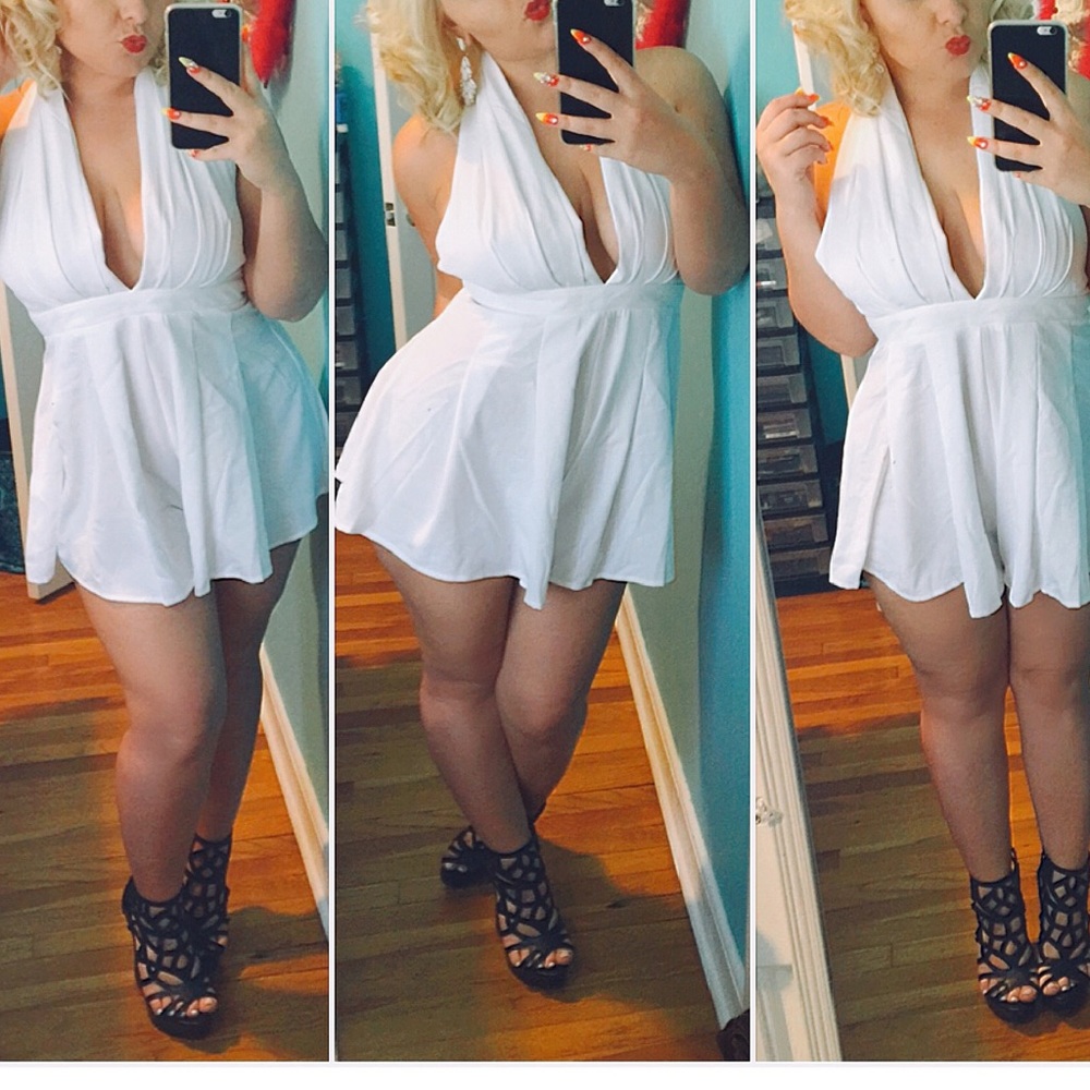 White Romper